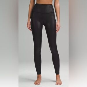 lululemon athletica Black High-Rise Shine Leggings